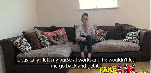  FakeAgentUK Sexy london chick has perfect little pussy for fucking